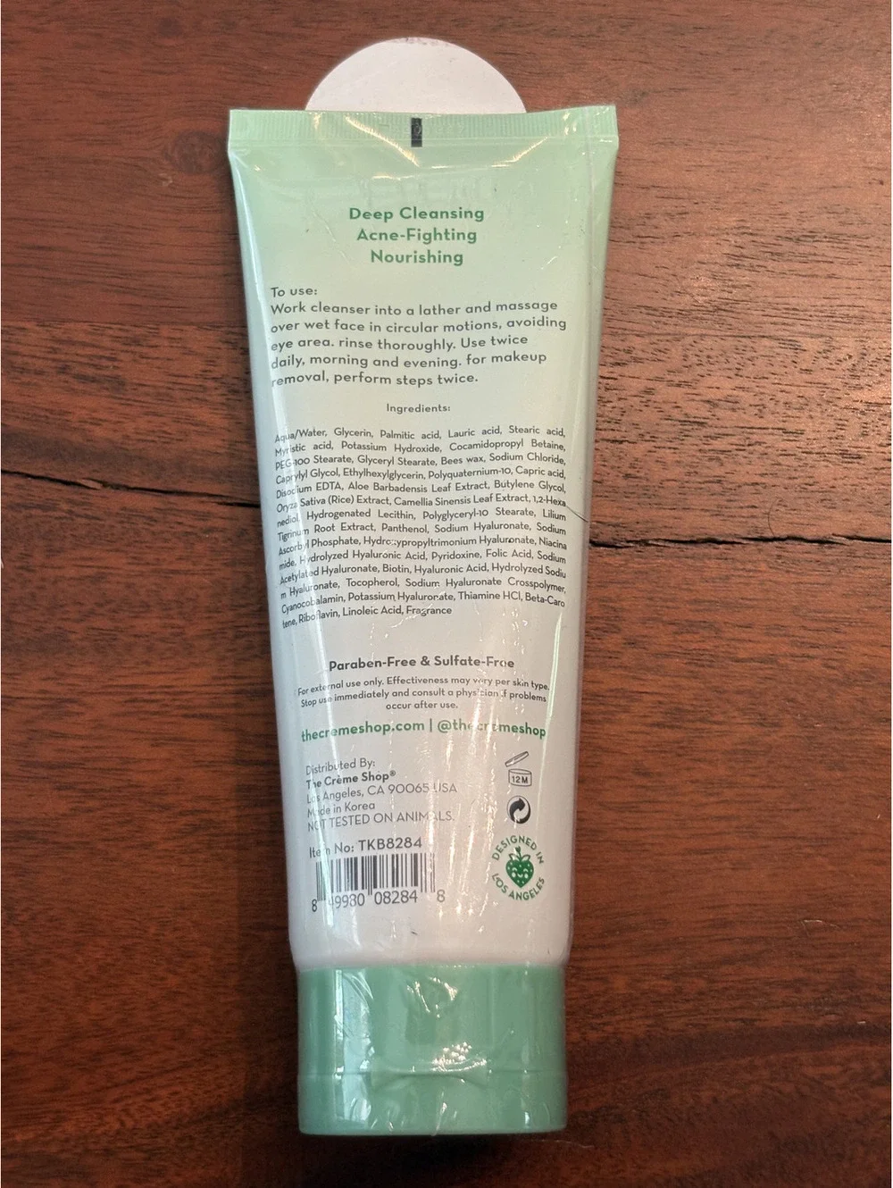 The Creme Shop Double Cleanse Daily Cleanser and Makeup Remover. NEW!
